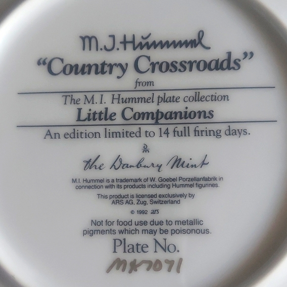 M.J. HUMMEL Country Crossroads Little Companions - MA7071 - Picture 2 of 7